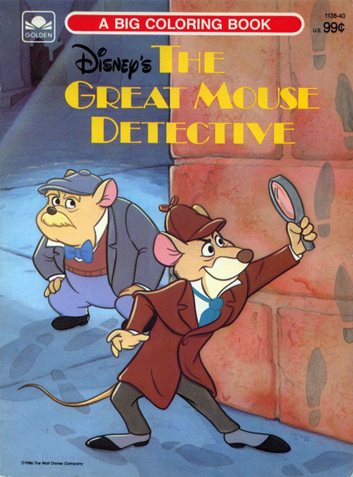 Great Mouse Detective, The Coloring Book