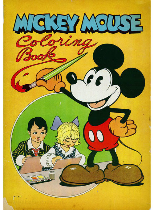 Mickey Mouse and Friends Coloring Book