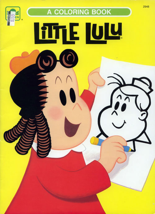 Little Lulu Coloring Book Coloring Books at Retro Reprints The