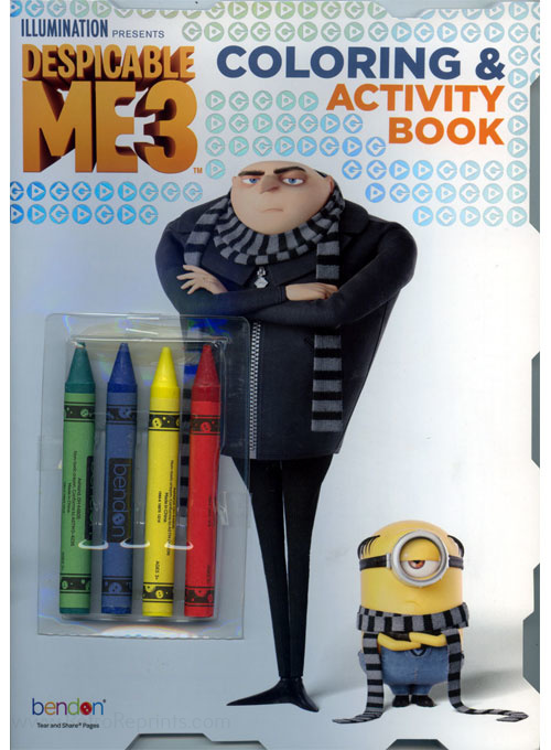 Despicable Me 3 Coloring & Activity Book