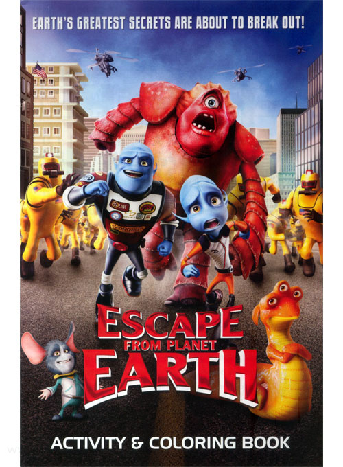 Escape from Planet Earth Coloring & Activity Book