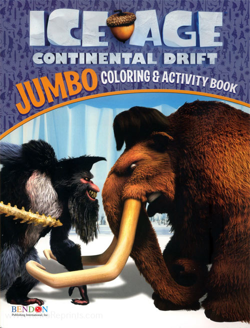 Ice Age 4: Continental Drift Jumbo Coloring & Activity Book