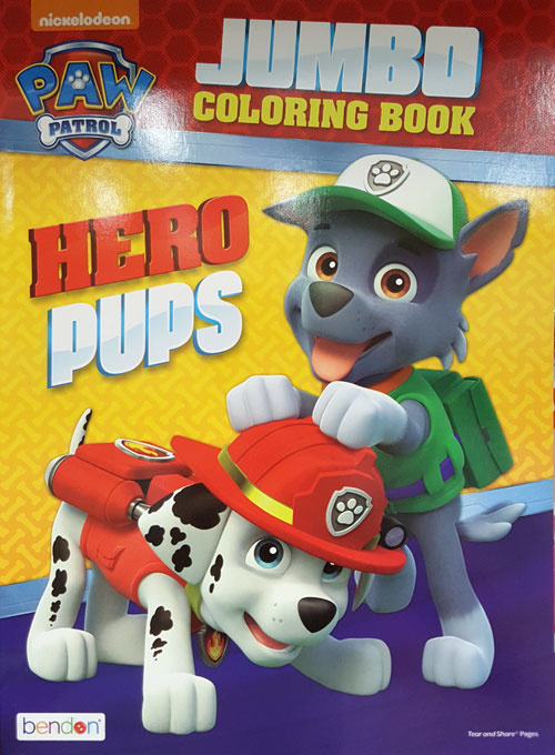 Paw Patrol 96-Pg. Jumbo Coloring Books