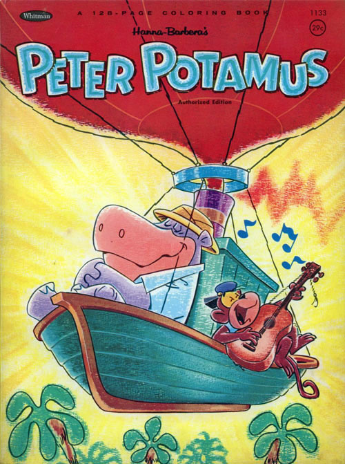 Peter Potamus Coloring Book