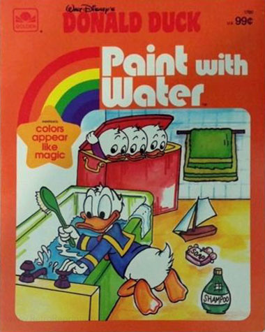 Donald Duck Paint with Water
