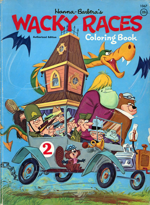 Wacky Races Coloring Book