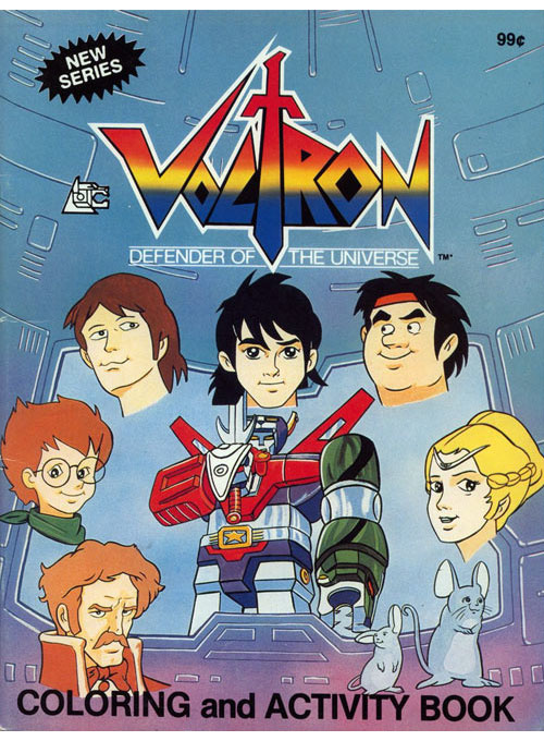 Voltron: Defender of the Universe Coloring and Activity Book