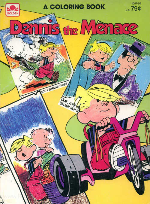 Dennis the Menace Coloring Book