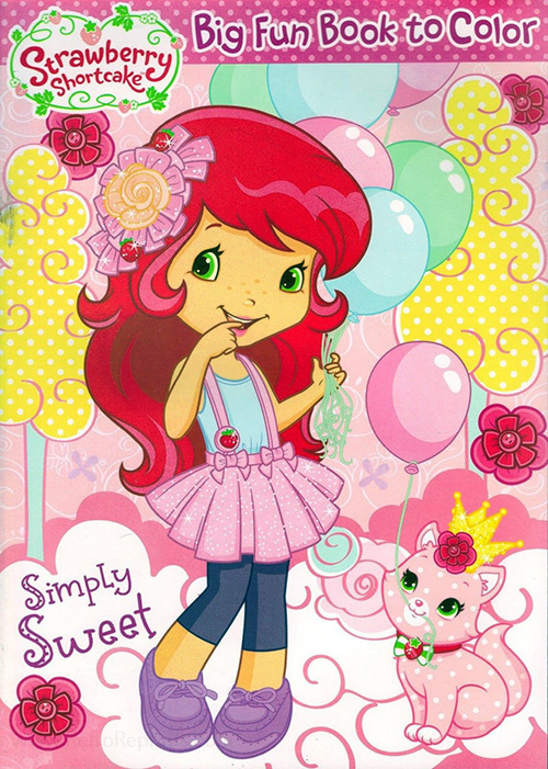 Strawberry Shortcake (5th Gen) Simply Sweet  Coloring Books at Retro  Reprints - The world's largest coloring book archive!