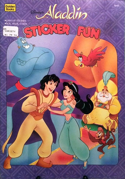 Aladdin, Disney's Sticker Fun
