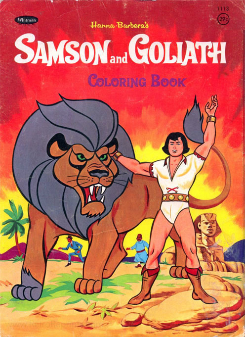 Young Samson & Goliath Coloring Book