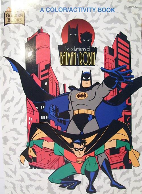 BATMAN ADVENTURES COLORING BOOK #NN 7.5