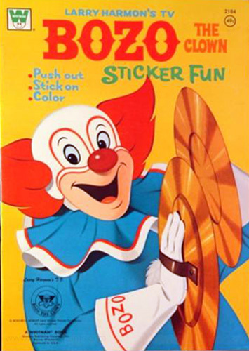 Bozo the Clown Sticker Fun