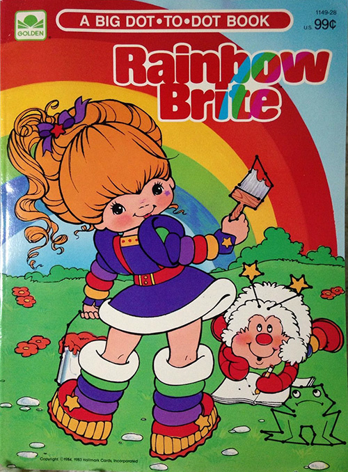 Rainbow Brite Dot-to-Dot Book