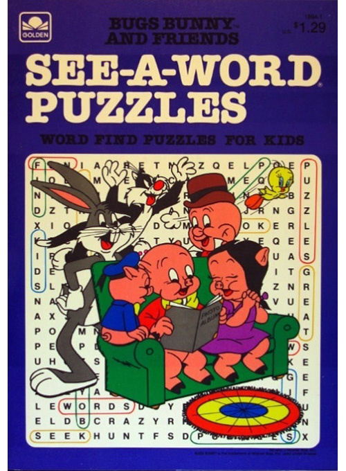 Bugs Bunny See-a-Word Puzzles