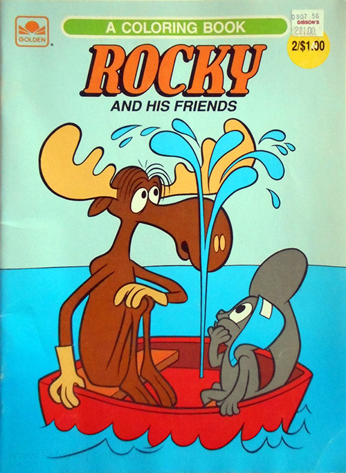 Rocky and Bullwinkle Coloring Book