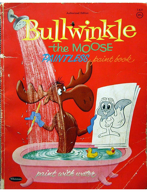 Rocky and Bullwinkle Paint Book