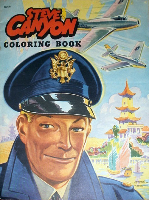 Comic Strips Steve Canyon Coloring Book