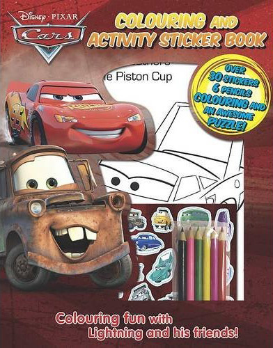 Cars, Pixar's Coloring & Activity Book