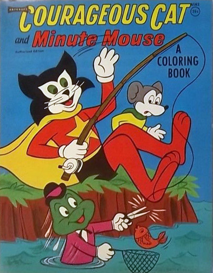 Courageous Cat and Minute Mouse Coloring Book