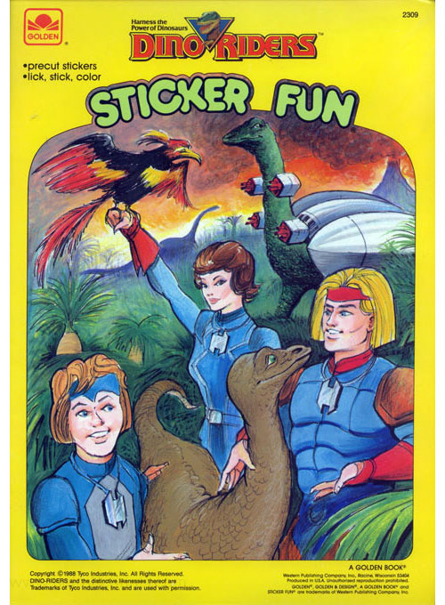 Dino-Riders Sticker Fun