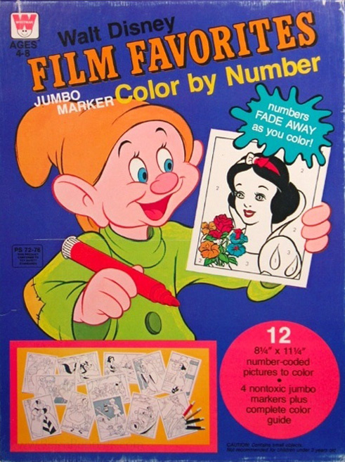 Disney Color By Number