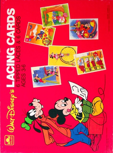 Disney Lacing Cards