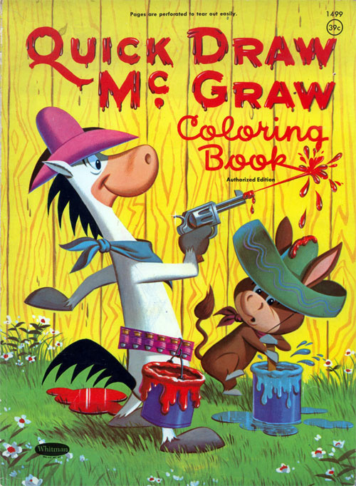 Quickdraw McGraw Coloring Book