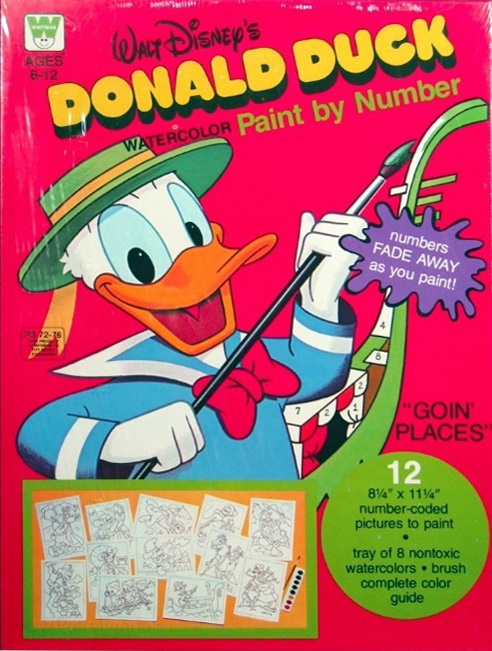 Donald Duck Paint By Number