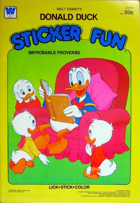 Donald Duck Improbable Proverbs