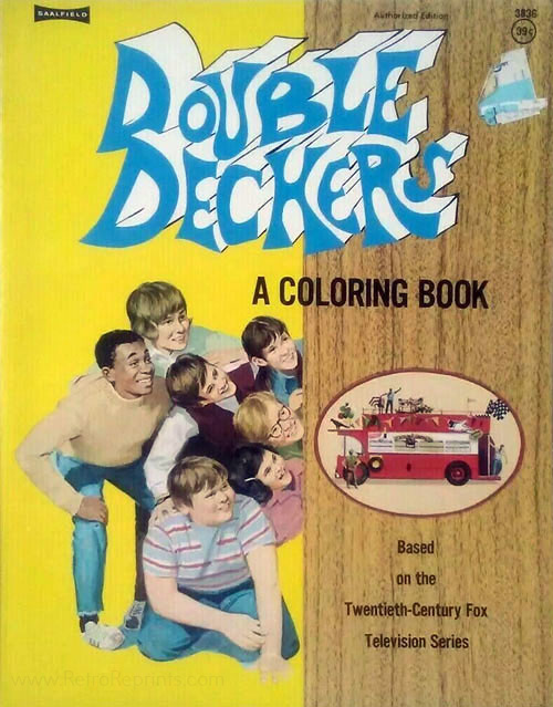 Here Come the Double Deckers! Coloring Book