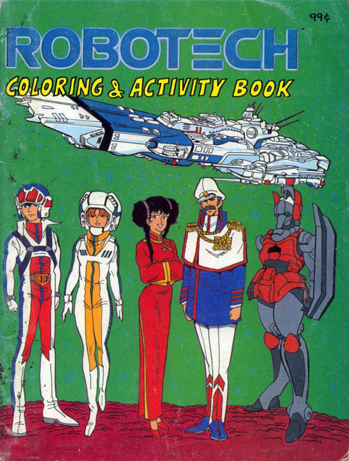 Robotech Coloring and Activity Book