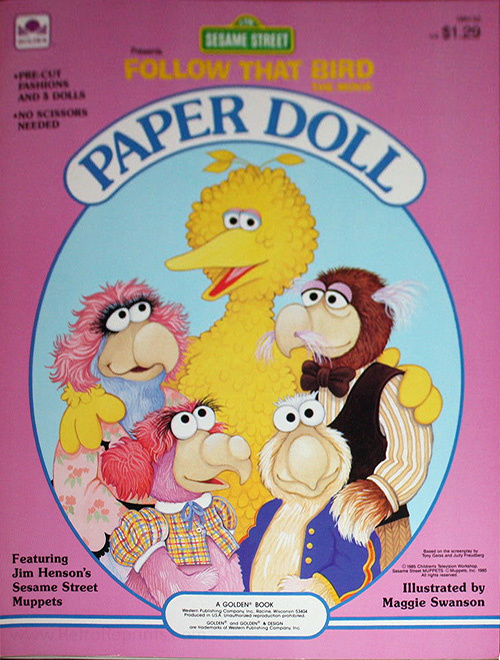 Sesame Street Presents: Follow That Bird Paper Dolls