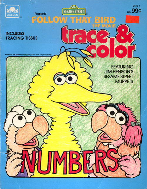 Sesame Street Presents: Follow That Bird Trace & Color