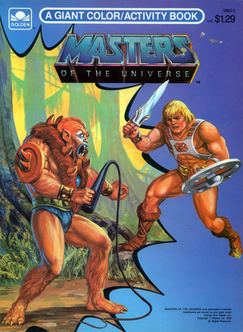 He-Man and the Masters of the Universe coloring and activity book