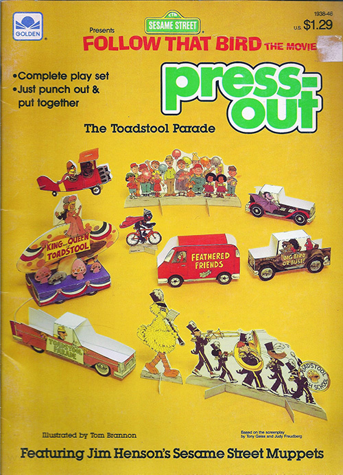 Sesame Street Presents: Follow That Bird Press-Out Book