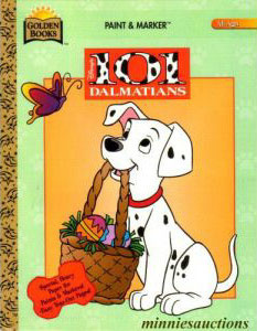 101 Dalmatians Paint & Marker Book