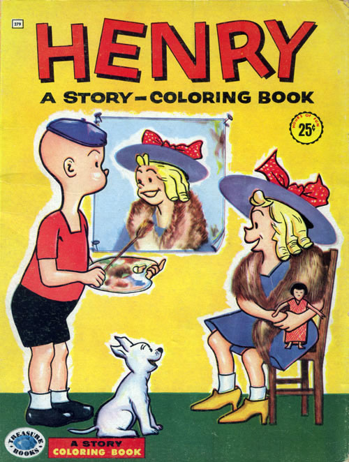 Comic Strips Henry Coloring Book