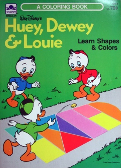 Huey, Dewey & Louie Coloring Book