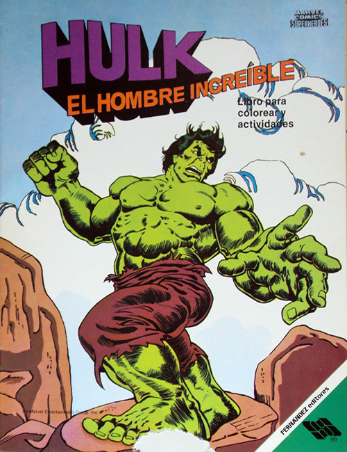 Incredible Hulk, The Coloring Book