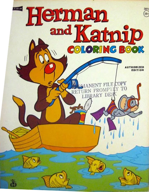 Herman and Katnip Coloring Book