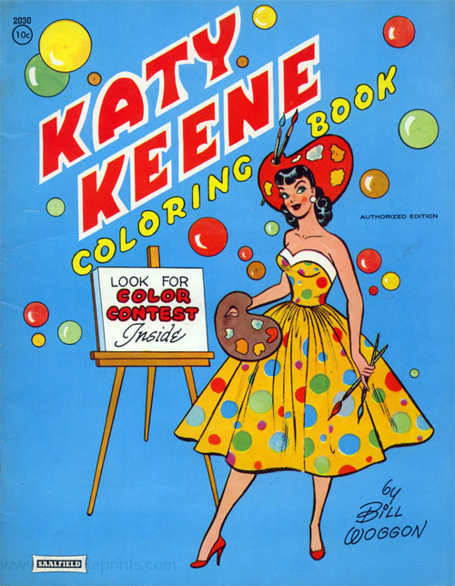 Comic Strips Katy Keene Coloring Book