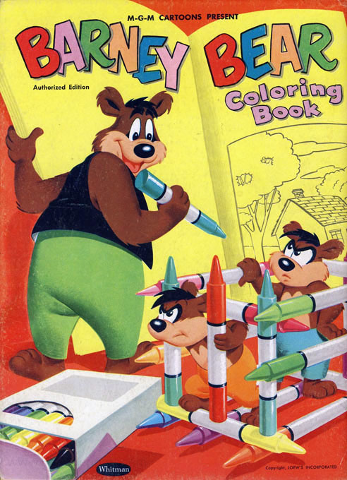 Barney Bear Coloring Book