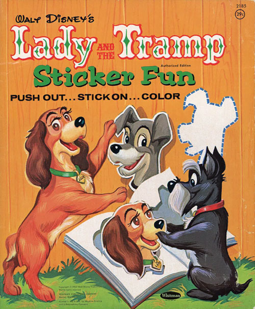 Lady & the Tramp Sticker Fun