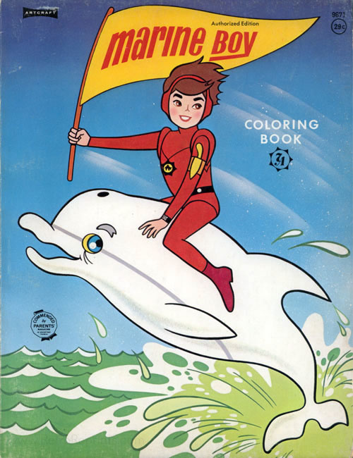 Marine Boy Coloring Book