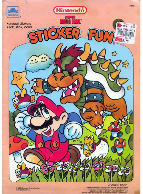 Super Mario: Official Sticker Book: Over 500 Stickers : : Libri