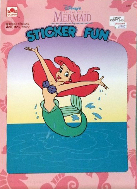 Little Mermaid, Disney's Sticker Fun