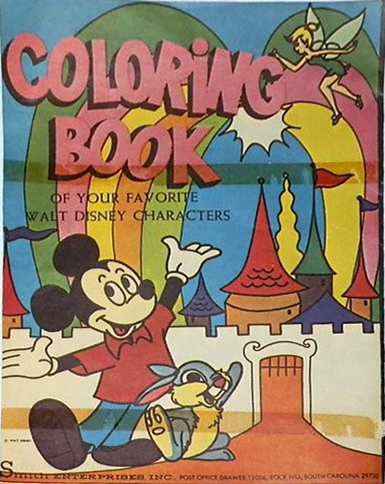 Mickey Mouse and Friends Coloring Book