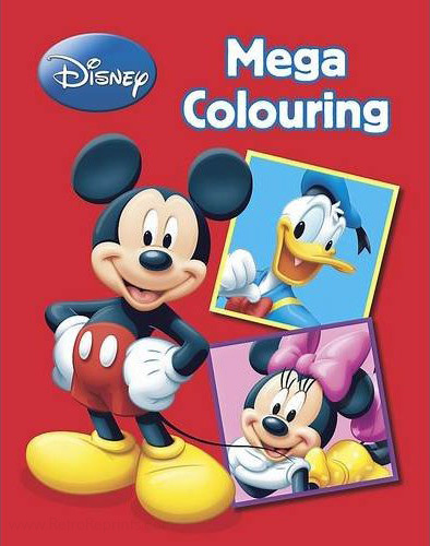 Mickey Mouse and Friends Mega Colouring