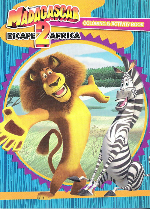 Madagascar 2: Escape 2 Africa Coloring & Activity Book